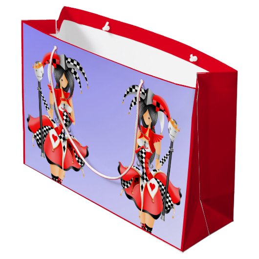 Quirky Jester & Puppet King Groot Cadeauzakje (Achterkant Gekanteld)