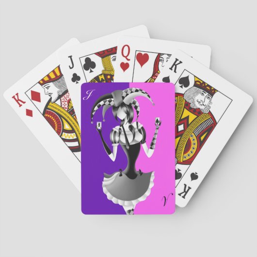 Quirky Jester-speelkaarten Pokerkaarten (Achterkant)