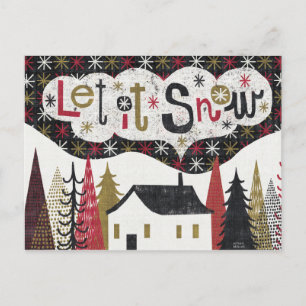 Quirky Kerstcabine Feestdagenkaart
