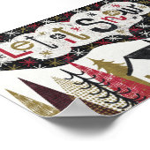 Quirky Kerstcabine Poster (Hoek)