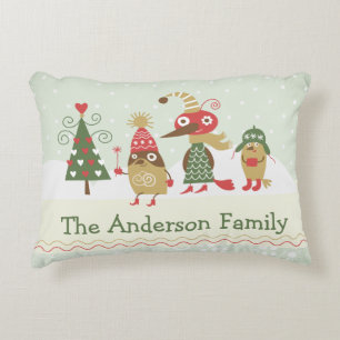 Quirky kerstcadeau voor katoen, 16 inch x 1 piloot accent kussen