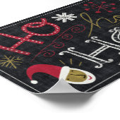 Quirky Kerstkerstkerstkerstkerstkerstkerstkerstker Poster (Hoek)