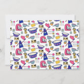Quirky Kitchen Utentils Cake Maker, Chef Notecard Notitiekaartje (Achterkant)
