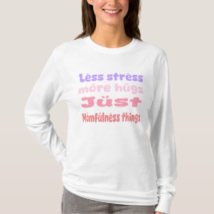 Quirky knuffelmoederlijkheid wit t-shirt