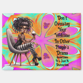 Quirky Lady Tattoos & Wijndrama Magnet