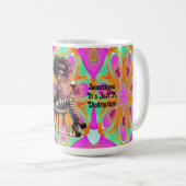 Quirky Lady Tattoos & Wijndrama Mok (Voorkant rechts)