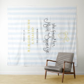 Quirky Lemon Main Squeeze Vrijgezellenfeest Welkom Wandkleed (In Situ (horizontaal))