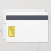 Quirky License om bruiloft te koelen Save the Date (Achterkant)