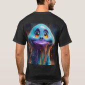 Quirky Liquid Ghost Portrait T-shirt (Achterkant)