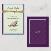 Quirky Little Colorful Artsy Bird Visitekaartje (Voorkant / Achterkant)