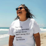 Quirky Noah en Unicorns Funny Quote T-shirt<br><div class="desc">Noah and the Unicorns T-Shirt - Have you ever wondered how all the Unicorns disappeared? Here we have hard scientific evidence of a letter recently unearthed by archaeologists. The letter helps solve one of history's greatest unsolved mysteries. It says "Dear Noah, we could have sworn you said the ark wasn't...</div>