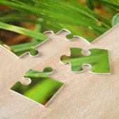 Quirky One-Sided Dialoog met een kleine groene kik Legpuzzel (Zijkant)