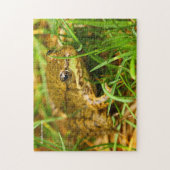 Quirky One-Sided Dialoog met een kleine groene kik Legpuzzel (Verticaal)