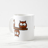 Quirky Owls Koffiemok (Voorkant links)