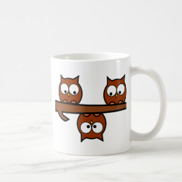 Quirky Owls Koffiemok