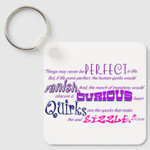Quirky Perfecto Sleutelhanger