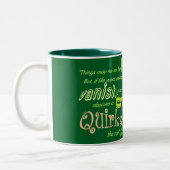 Quirky Perfecto Two-Tone Coffee Mok (Links)