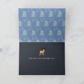 Quirky PHOTO-kerstfolktekentypeset Kaart (Binnen)