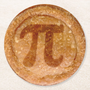 Quirky Pork Pie Symbool  Ronde Kartonnen Onderzetter