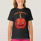 Quirky Pumpkin Halloween T-Shirt (Voorkant)