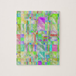 Quirky Quilt Abstract Design Puzzle Legpuzzel