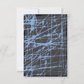 Quirky Rabbi Bar Bat Mitzvah Reception Party Card Kaart (Achterkant)