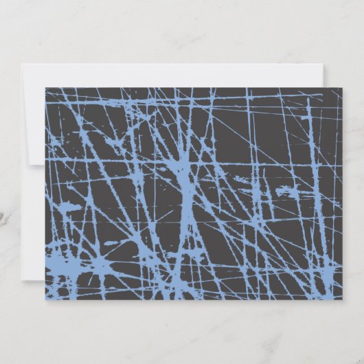 Quirky Rabbi Bar Bat Mitzvah Uitnodiging (Achterkant)