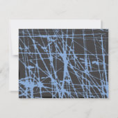 Quirky Rabbi Bar Bat Mitzvah Uitnodigingskaart RSVP Kaartje (Achterkant)