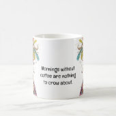 Quirky Rooster Coffee Humor Koffiemok (Center)