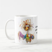 Quirky Rooster Coffee Humor Koffiemok (Links)