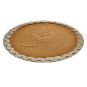 Quirky Round Pumpkin Pie Snijplank (Hoek)