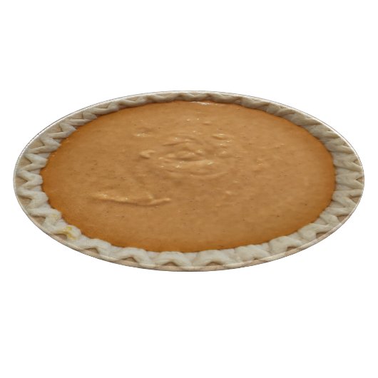 Quirky Round Pumpkin Pie Snijplank (Hoek)