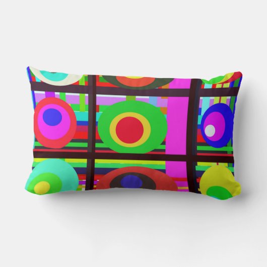 Quirky Shades of Fun Kussen (Achterkant)