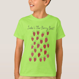 Quirky Strawberry Pattern Boy T-Shirt