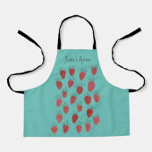 Quirky Strawberry Pattern Schort (Voorkant)
