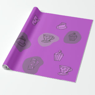 Quirky thee 1-pakpapier cadeaupapier