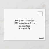 Quirky Typografie Roos Roze Grijs Bruiloft RSVP Briefkaart (Achterkant)