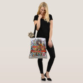 Quirky Viool Serenade - ZIE TERUG! Tote Bag (Op model)