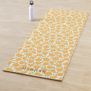 Quirky vruchten Monogram Yoga Mat