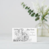 Quirky Wedding and Event Planner Visitekaartje (Staand voorkant)