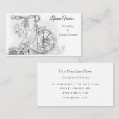 Quirky Wedding and Event Planner Visitekaartje (Voorkant / Achterkant)