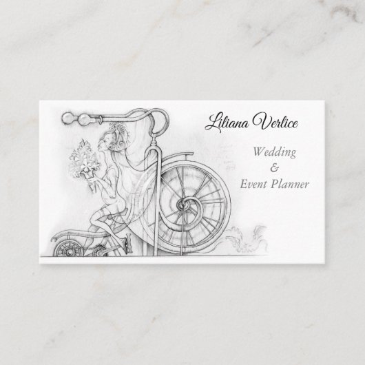 Quirky Wedding and Event Planner Visitekaartje (Voorkant)