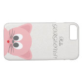 Quirky Whimsical Cat Glittery-Hallo Prachtig Case-Mate iPhone Case (Achterkant (Horizontaal))