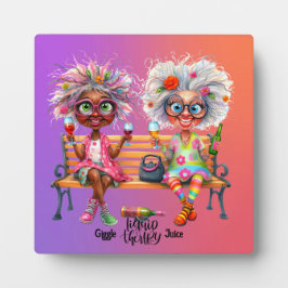 Quirky Wine Ladies Therapy Fotoplaat