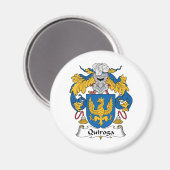 Quiroga Family Crest Magneet (Voorkant / Achterkant)