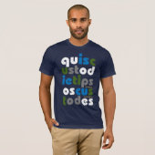 Quis Custodiet T-shirt (Voorkant volledig)