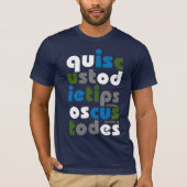 Quis Custodiet T-shirt (Voorkant)