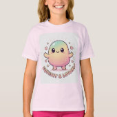 quishy & Lovable – Cute Kawaii Character Design T-shirt (Voorkant)