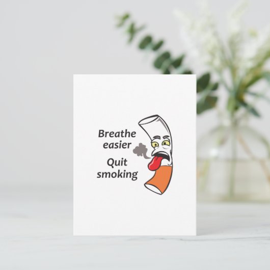 QUIT ROKING BRIEFKAART (Staand voorkant)
