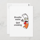 QUIT ROKING BRIEFKAART (Voorkant / Achterkant)